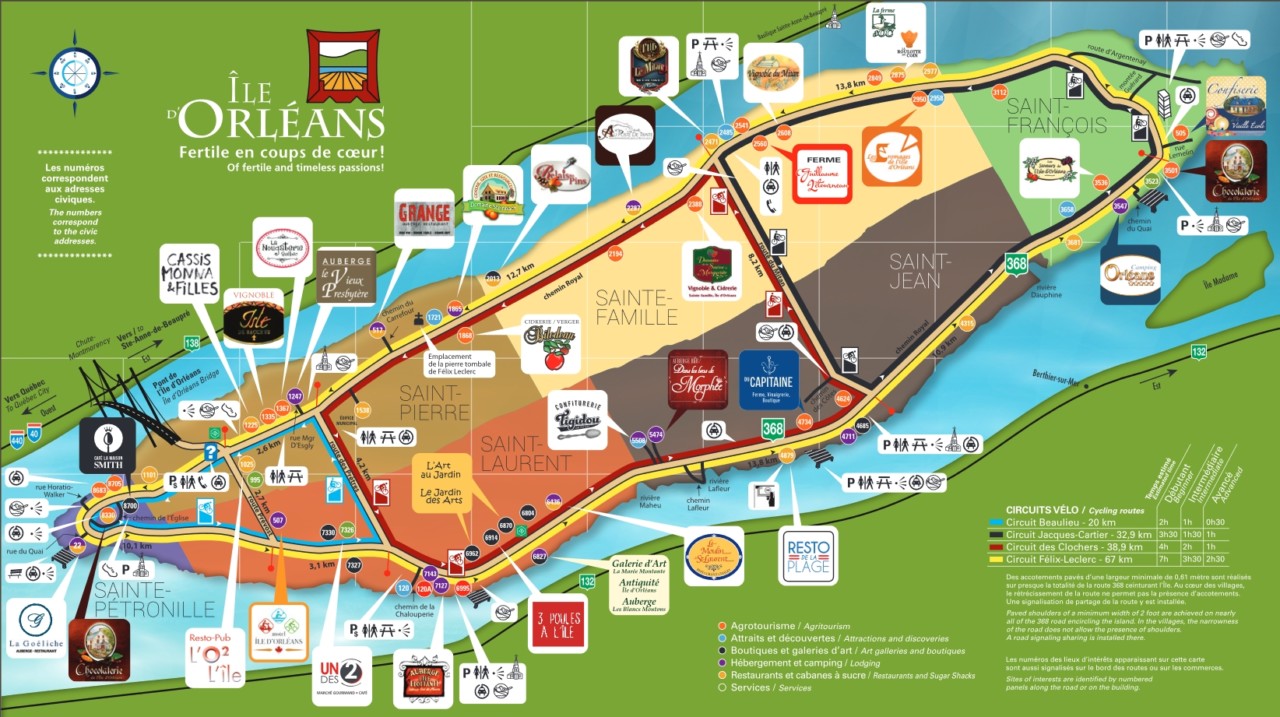 orléans carte touristique