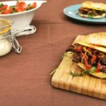 Burger pulled pork vegan