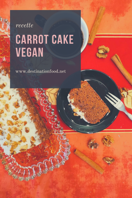 recette carrot cake vegan